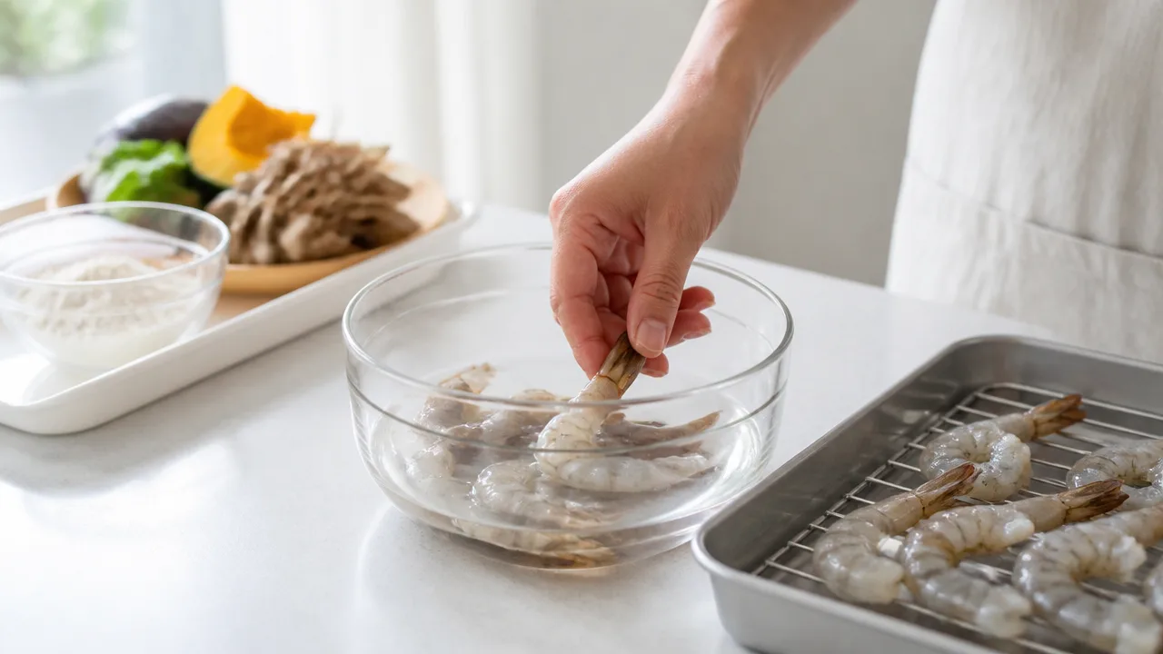 冷凍エビは解凍しないで天ぷらにできる？作り方と注意点