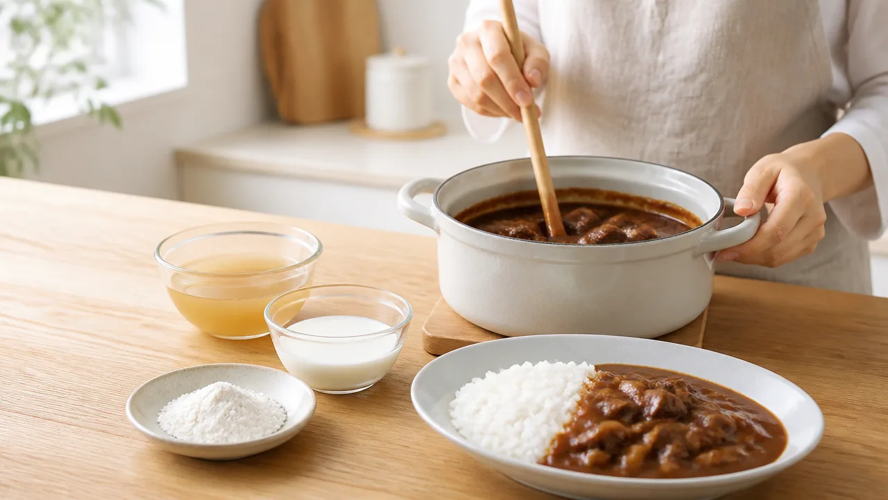 ハヤシライスのルーが足りないときは？ビーフシチューで代用するコツ