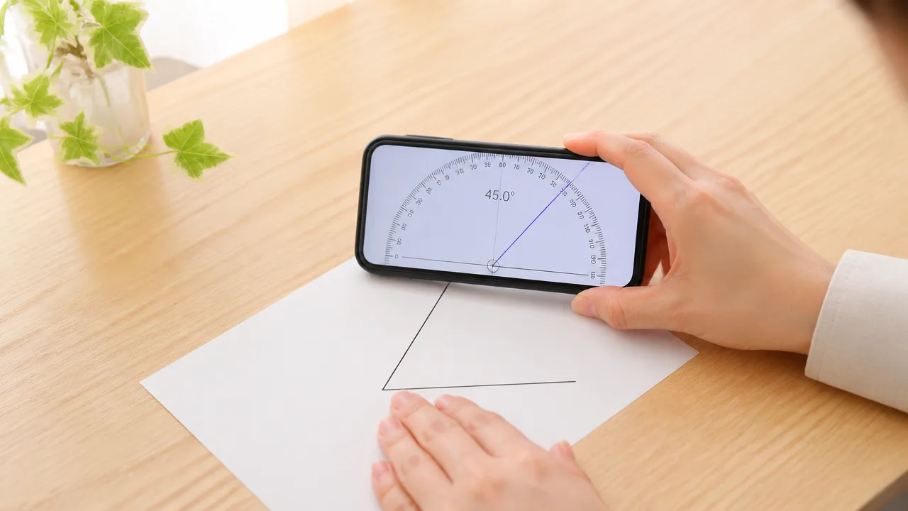 分度器がないときはどうする?身近なもので角度を測る方法