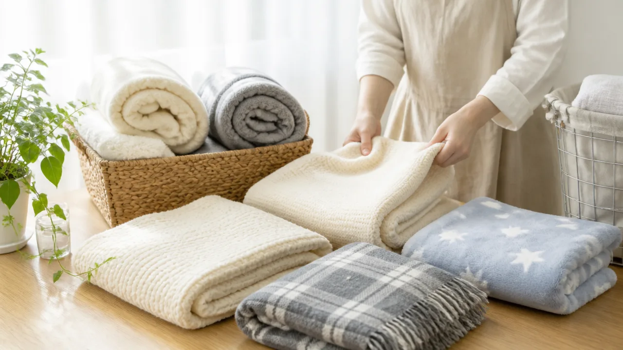 ブランケットが洗濯でゴワゴワに?ふんわり仕上げるコツと対処法