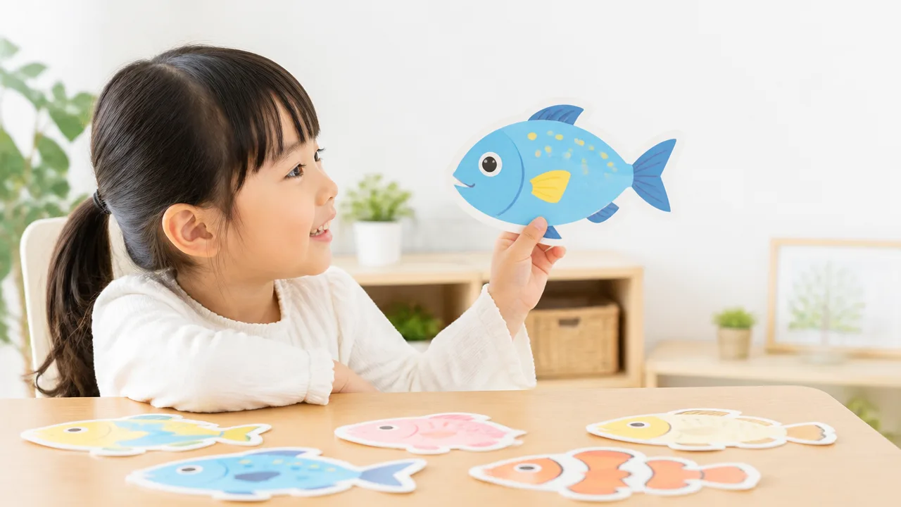 魚イラスト右向きのかわいい素材集|子供向けデザインを紹介