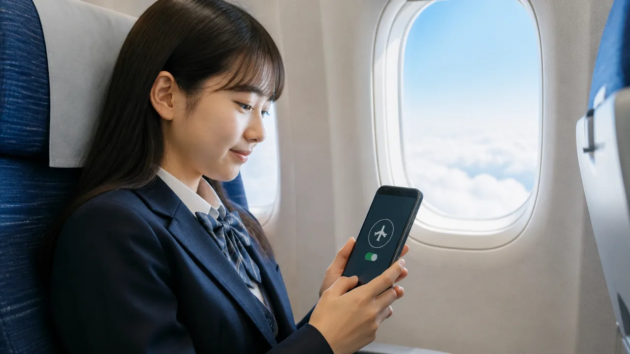 飛行機で行く修学旅行にスマホは持ち込める？ルールと注意点