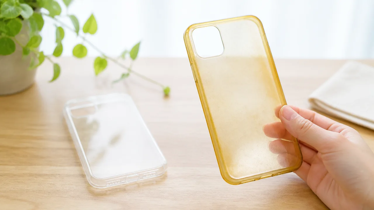 スマホケースの黄ばみは激落ちくんで落ちる?正しい使い方と注意点