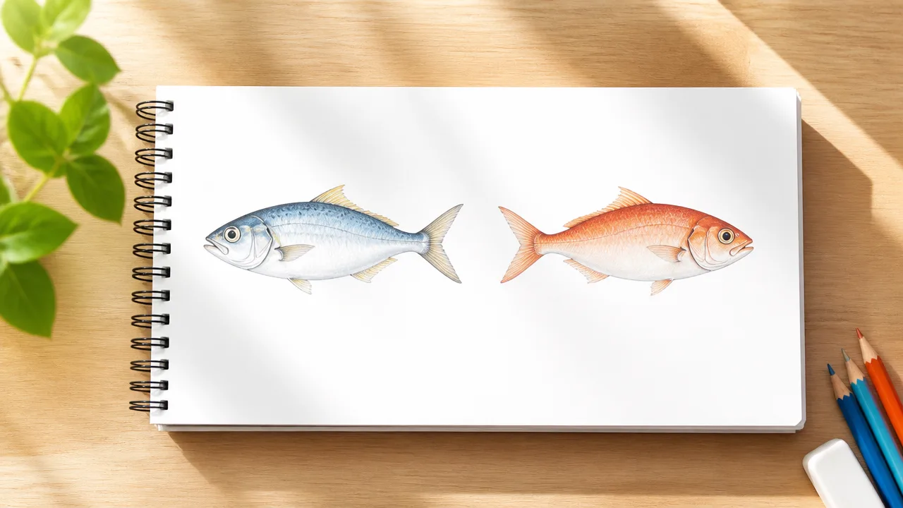 魚イラスト右向きのかわいい素材集|子供向けデザインを紹介
