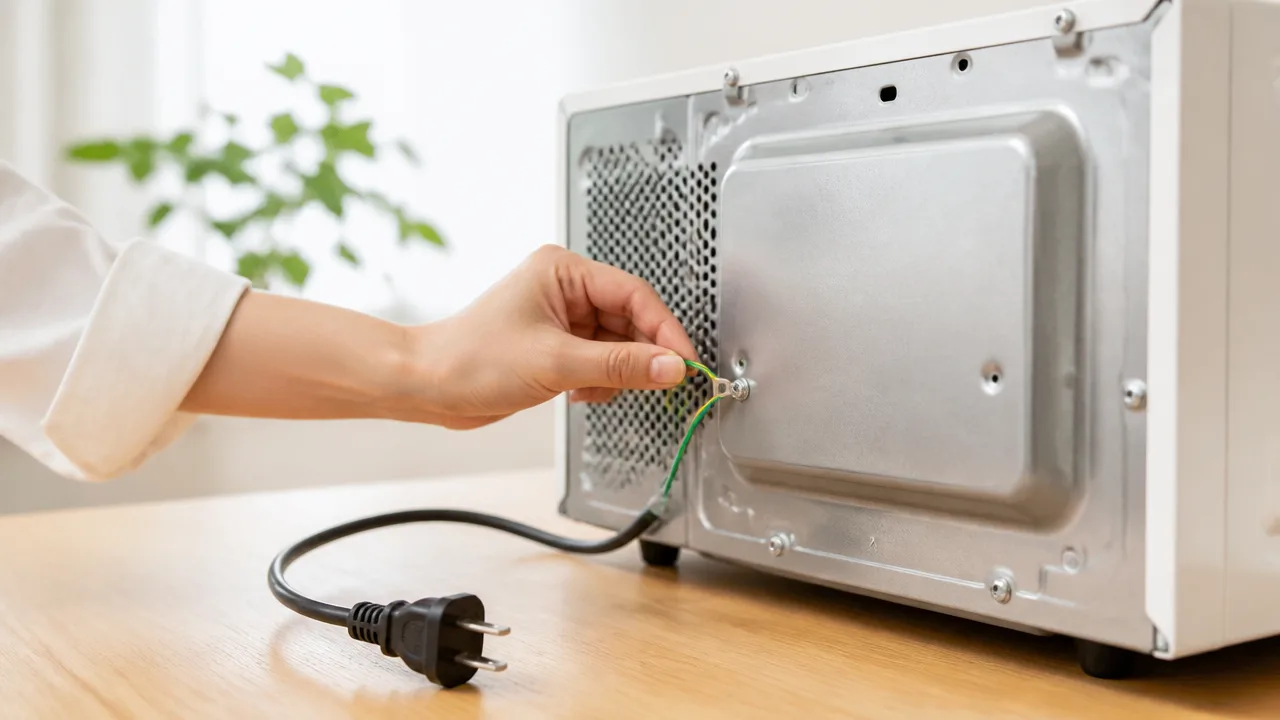 電子レンジアース線の外し方|安全な手順と注意点をやさしく解説