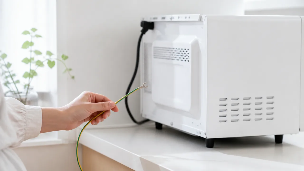 電子レンジアース線の外し方|安全な手順と注意点をやさしく解説