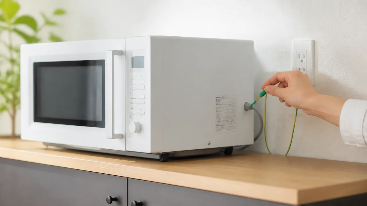 電子レンジアース線の外し方|安全な手順と注意点をやさしく解説