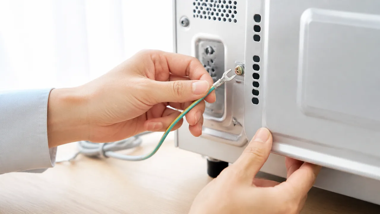 電子レンジアース線の外し方|安全な手順と注意点をやさしく解説