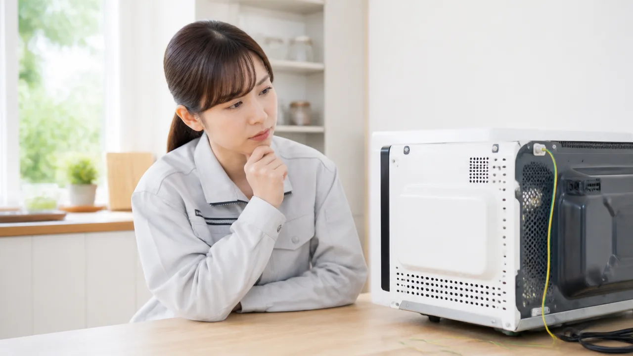 電子レンジアース線の外し方|安全な手順と注意点をやさしく解説