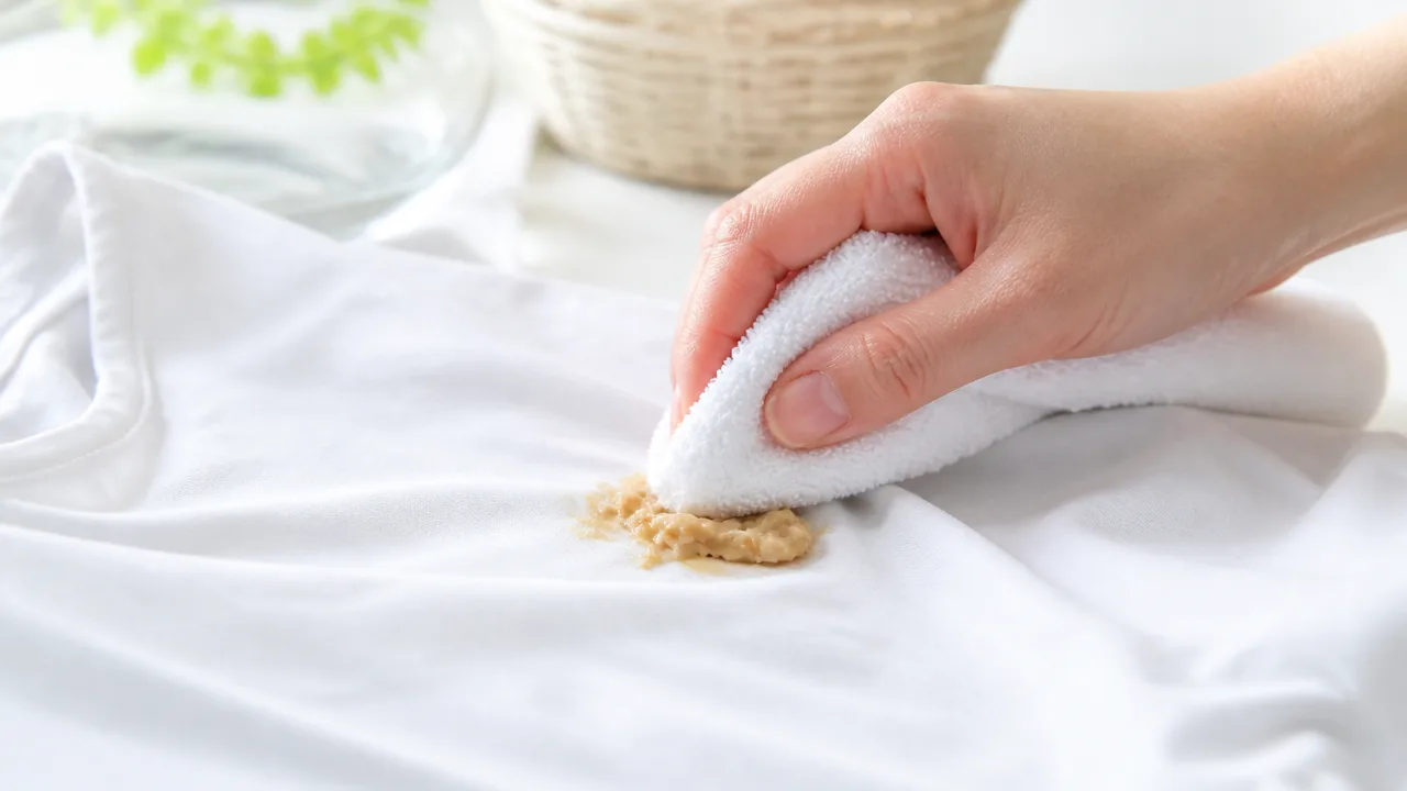 小麦粘土が服についたときの落とし方|乾く前後の対処と洗濯手順