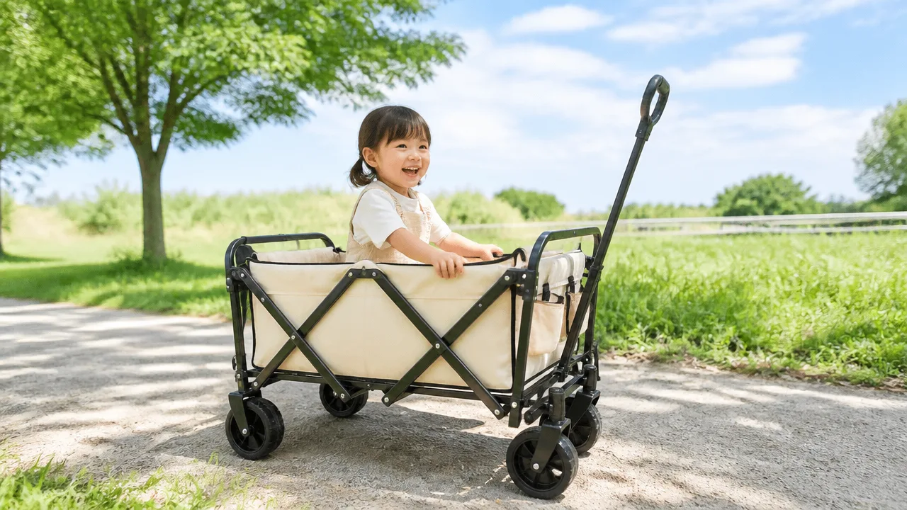 子供が乗れるキャリーワゴンの選び方｜安全性とおすすめポイント