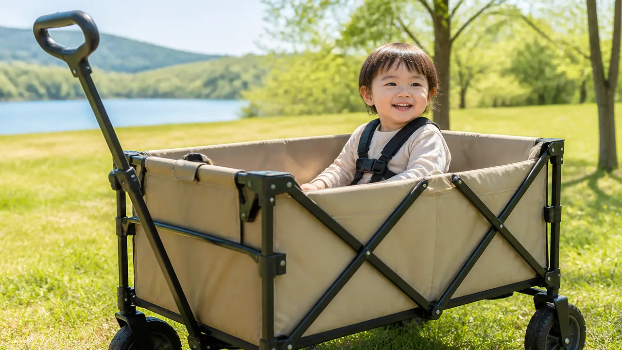 子供が乗れるキャリーワゴンの選び方｜安全性とおすすめポイント
