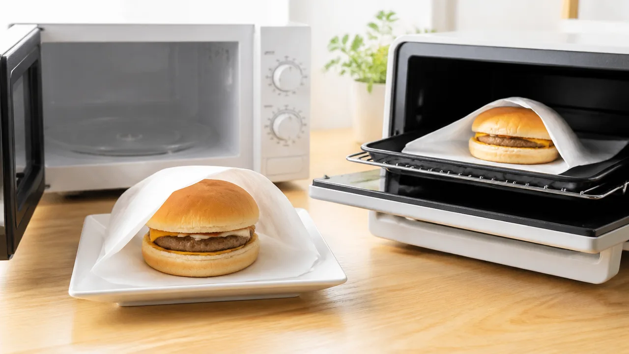 マックのハンバーガーを冷蔵庫で保存したときの温め方とコツ
