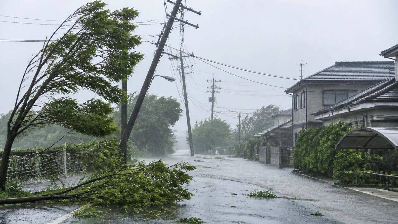 985ヘクトパスカルはどのくらい?台風の強さと目安を解説