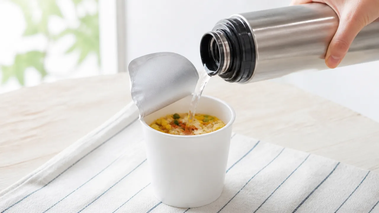 水筒のお湯でカップラーメンは作れる?適温と注意点を解説