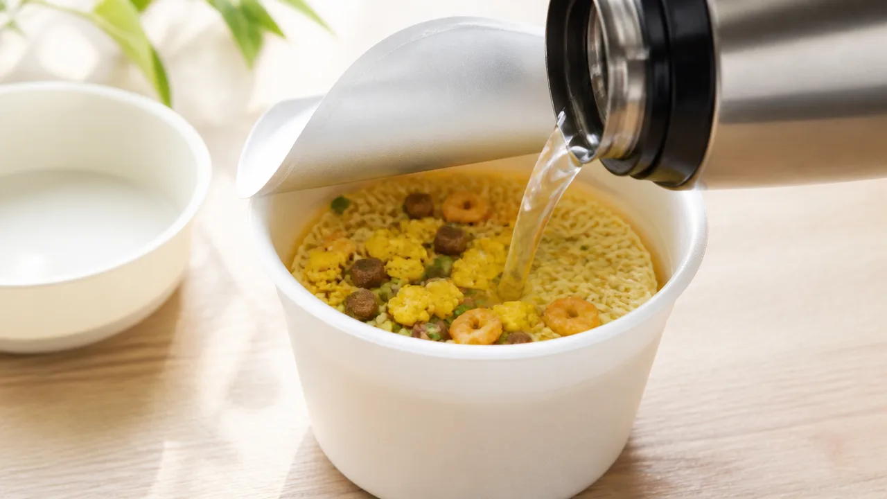 水筒のお湯でカップラーメンは作れる?適温と注意点を解説