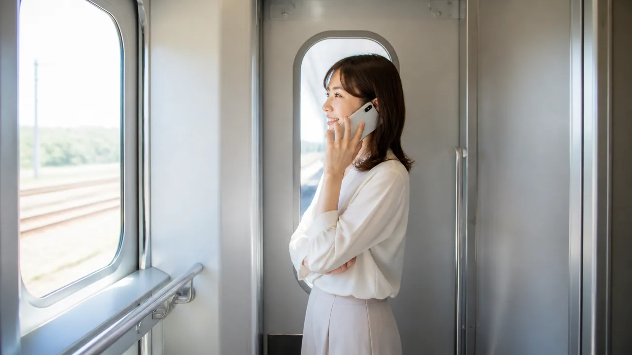 新幹線で電話するデッキはどこ?場所の見つけ方と通話マナー