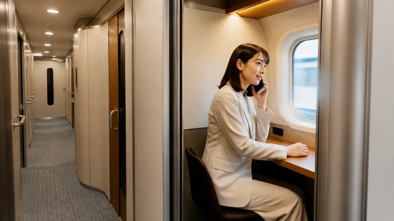 新幹線で電話するデッキはどこ?場所の見つけ方と通話マナー