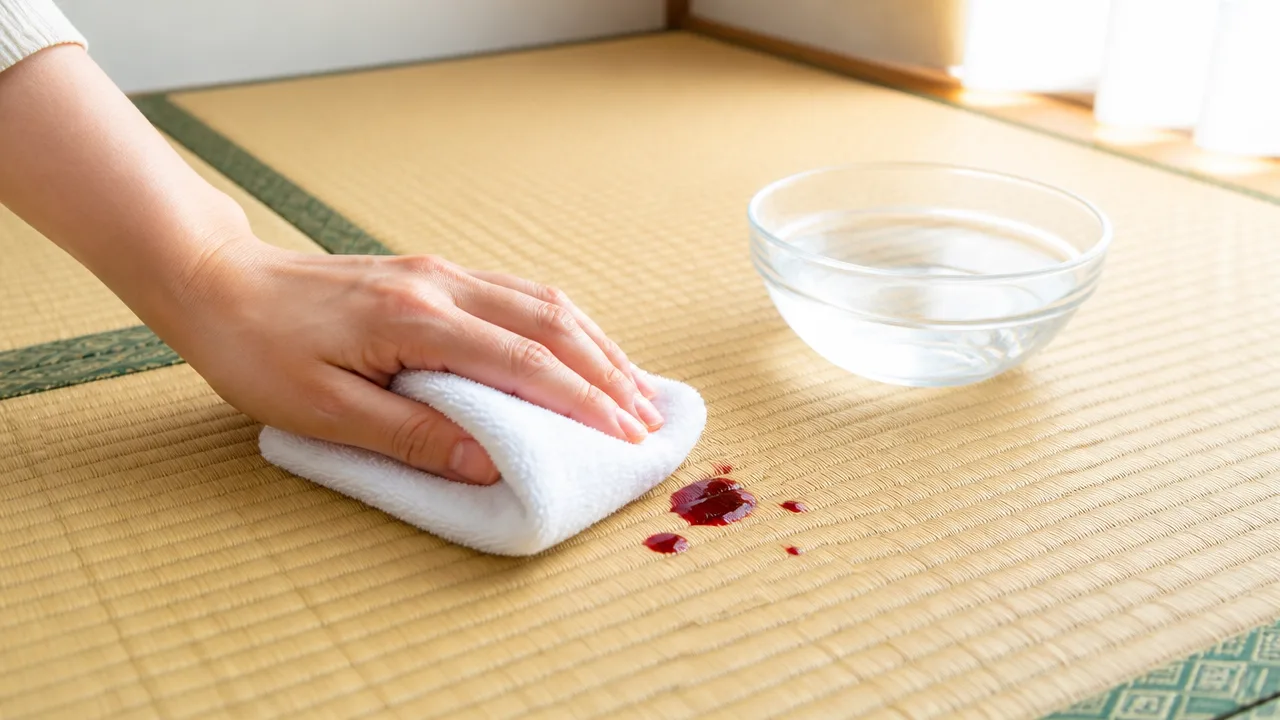 畳についた血の落とし方は?シミを広げない応急処置と掃除方法