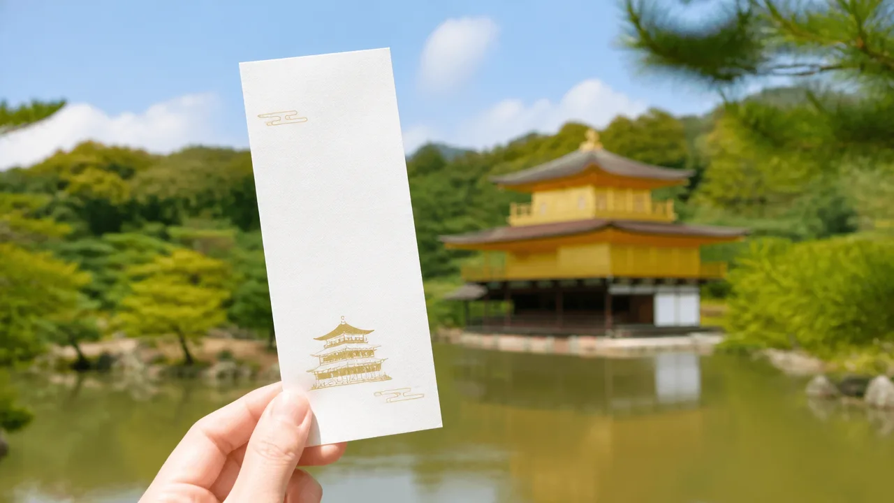 金閣寺の入場券はお札?料金・購入場所・持ち帰り方をやさしく紹介