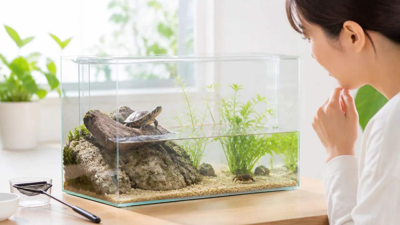 水槽で飼える生き物12選|魚以外のおすすめと飼い方のポイント