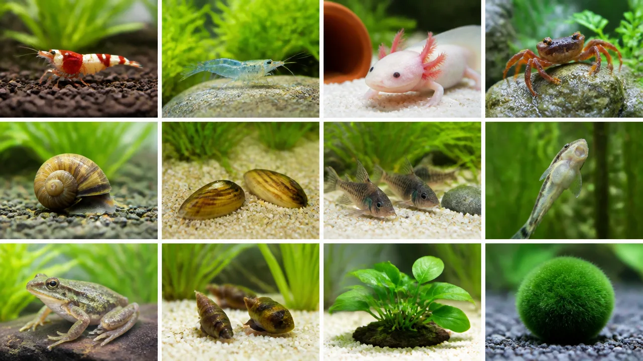 水槽で飼える生き物12選|魚以外のおすすめと飼い方のポイント