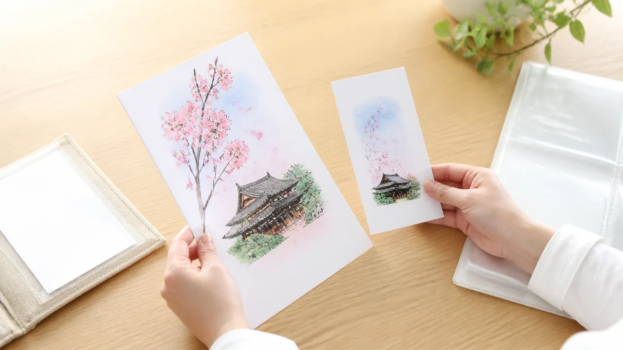 書き置き御朱印が大きいときは折る？きれいな保管方法を紹介