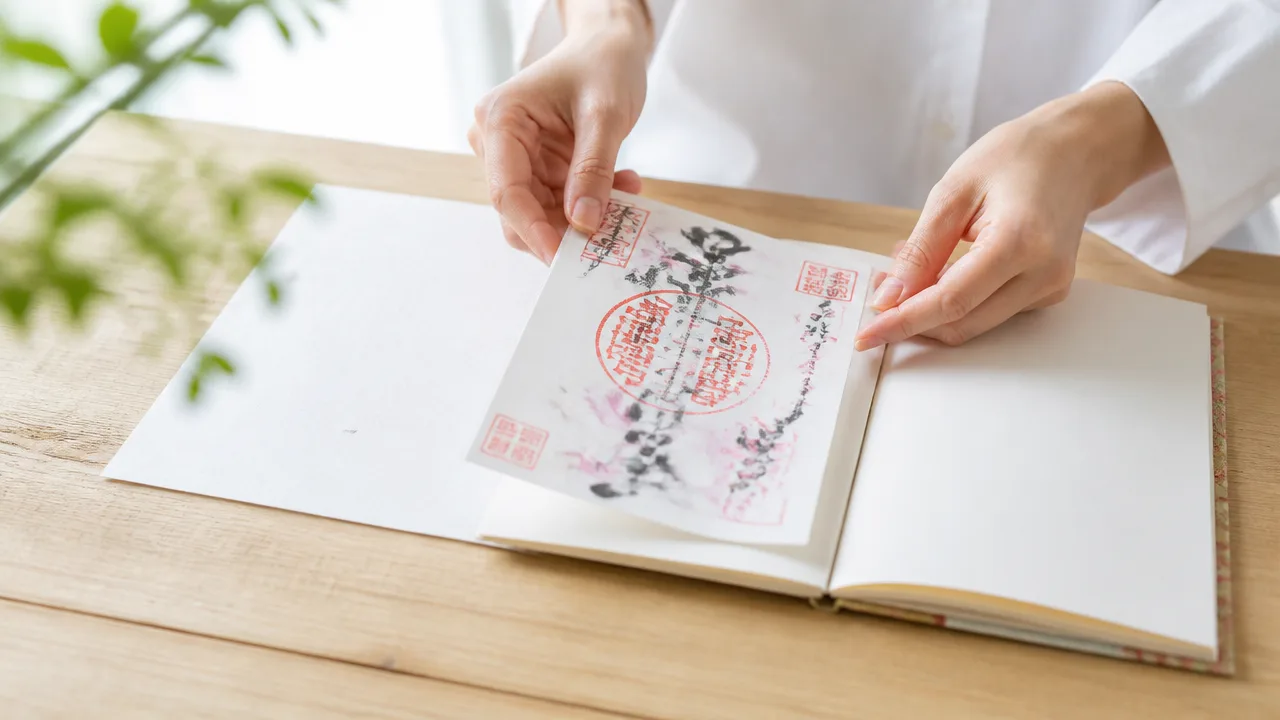 書き置き御朱印が大きいときは折る？きれいな保管方法を紹介