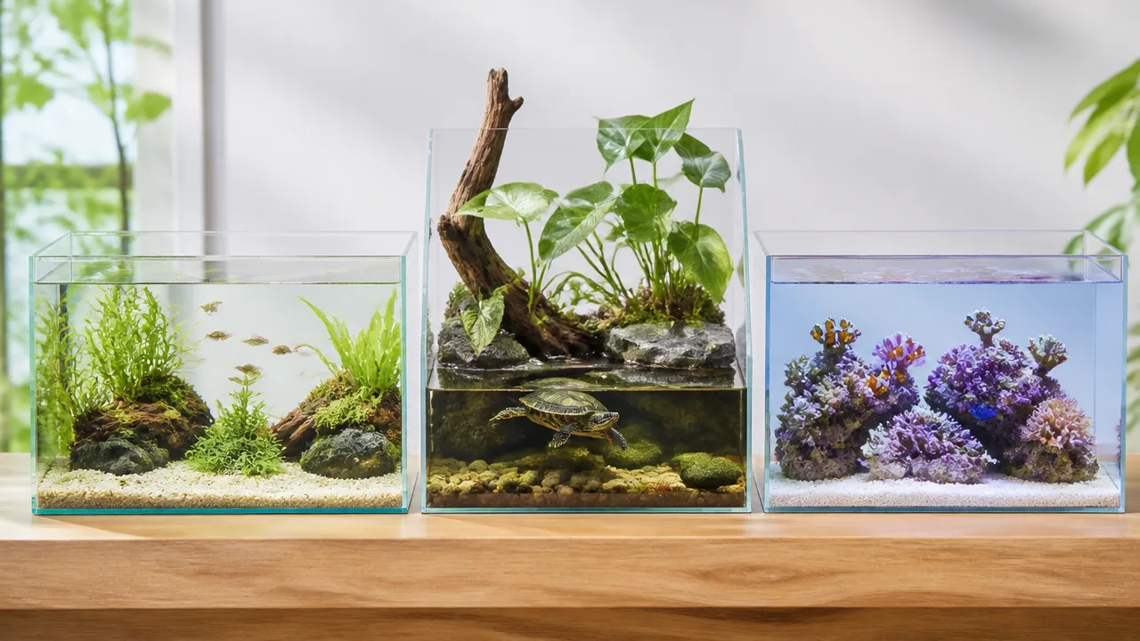 水槽で飼える生き物12選|魚以外のおすすめと飼い方のポイント