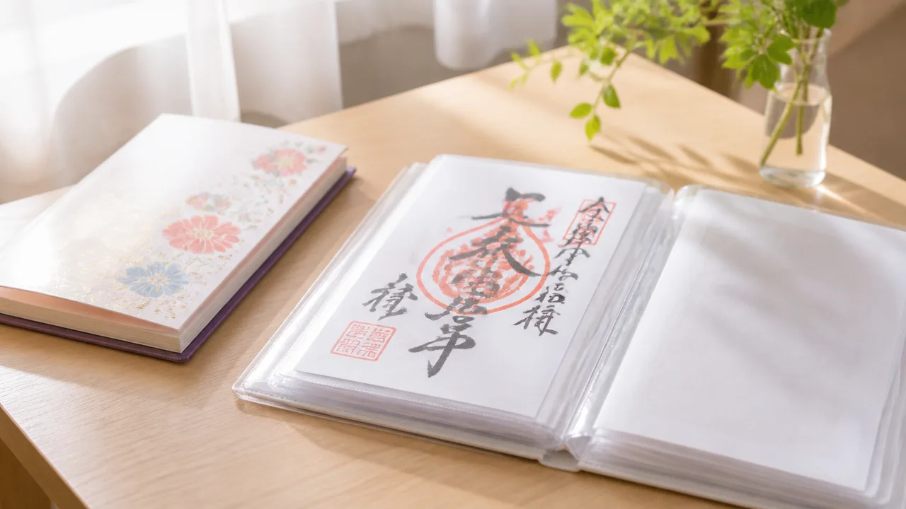 書き置き御朱印が大きいときは折る？きれいな保管方法を紹介