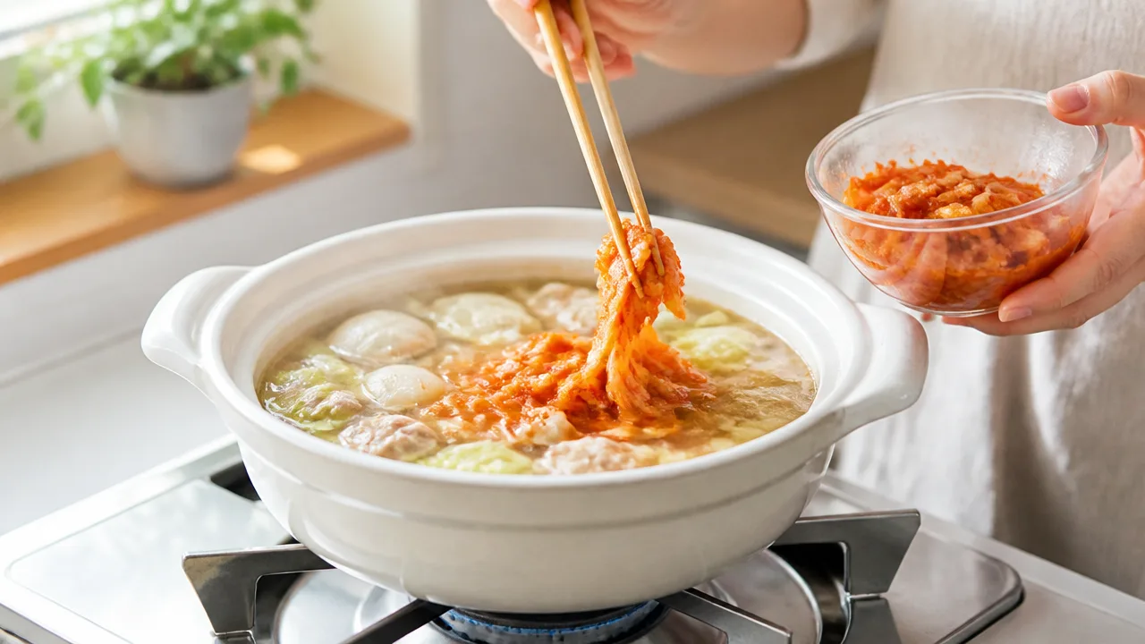 キムチ鍋の味が薄い時はどうする？簡単な味付け調整のコツ