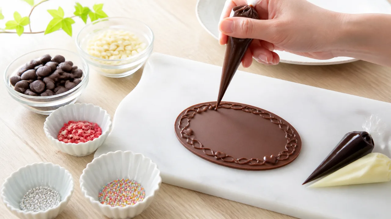 誕生日チョコプレートをダイソー材料で手作りする方法とコツ