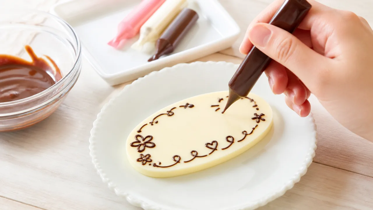 誕生日チョコプレートをダイソー材料で手作りする方法とコツ