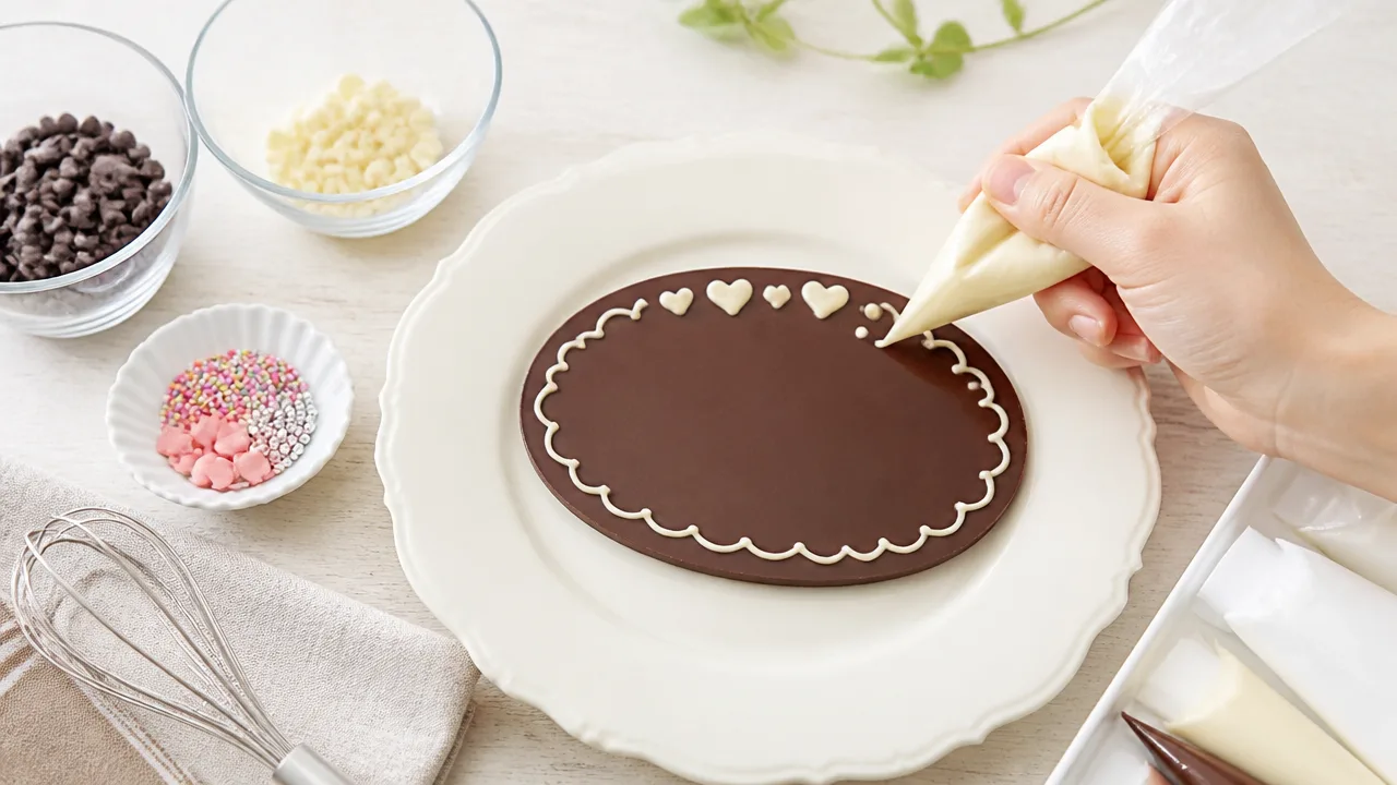 誕生日チョコプレートをダイソー材料で手作りする方法とコツ