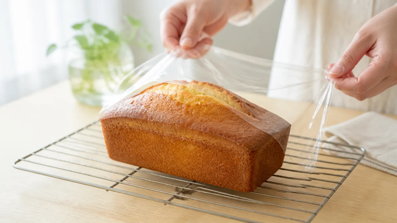 パウンドケーキの粗熱はどれくらい？冷ます時間と包むタイミング
