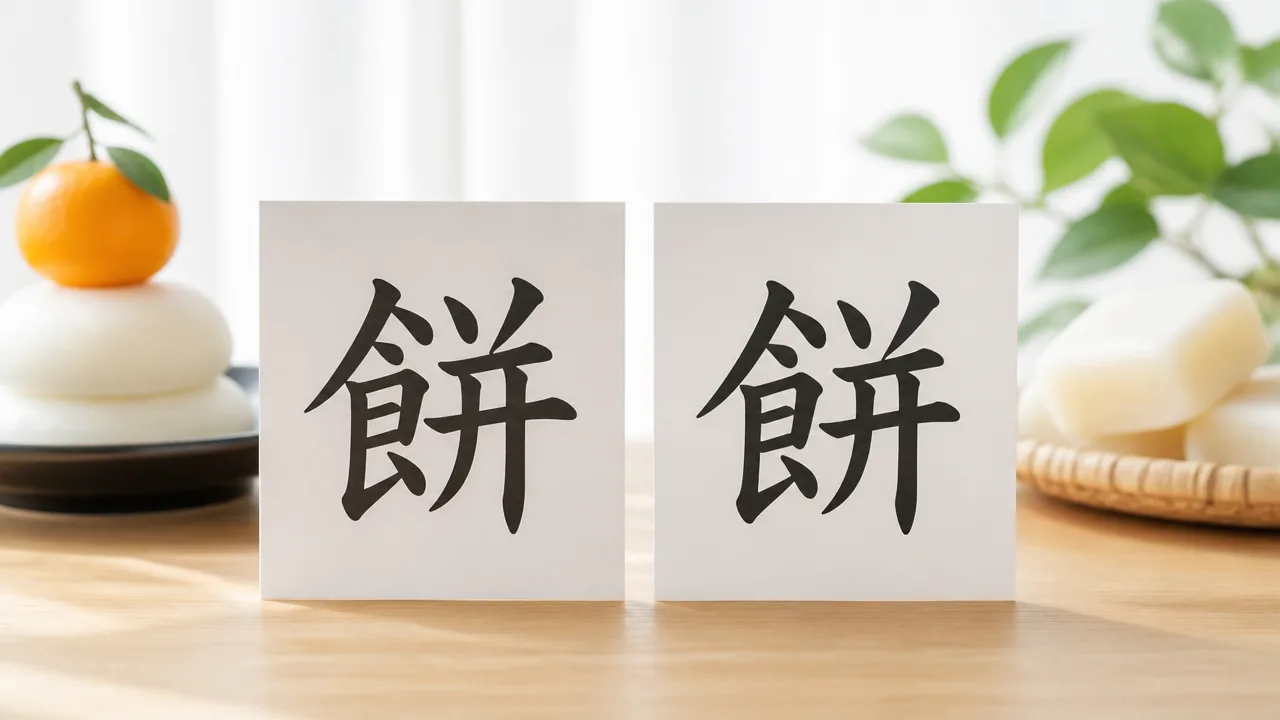 餅の漢字はどっちが正しい?「餅」と「餠」の違いや使い分けを解説
