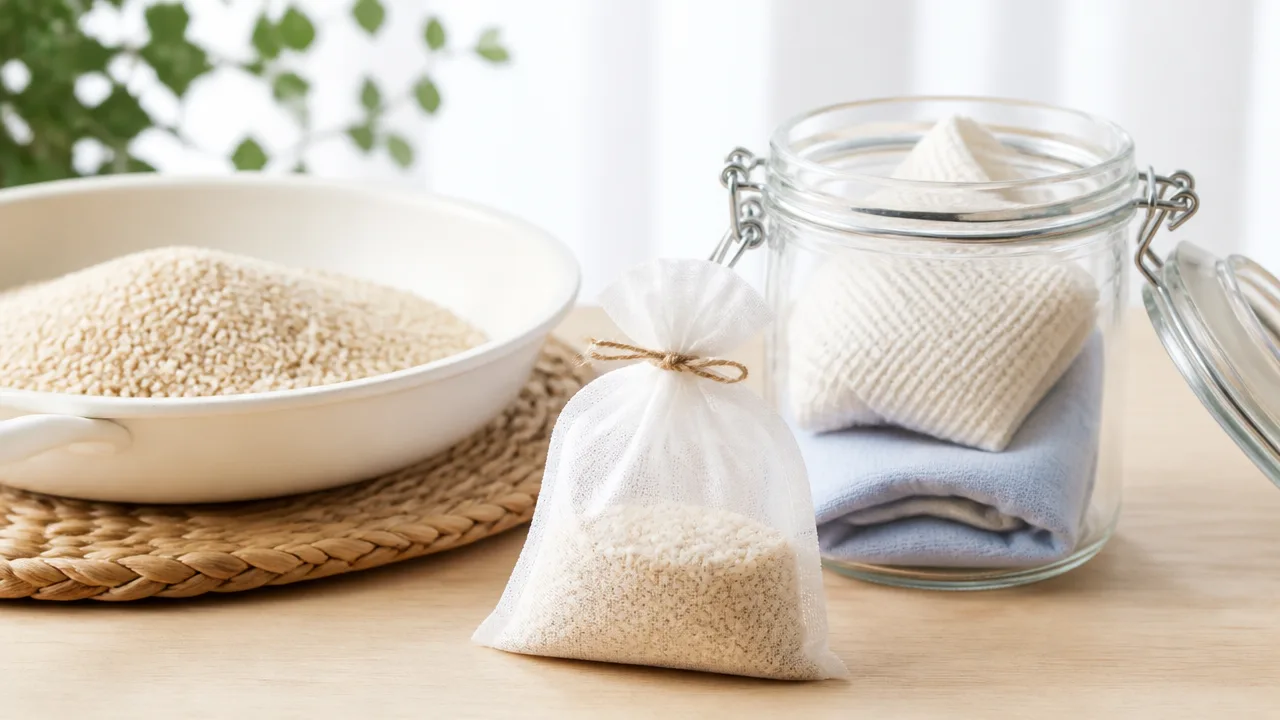 お米を乾燥剤代わりにできる?使い方と注意点をやさしく解説