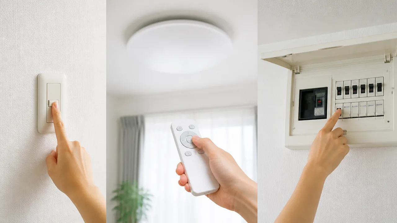 電気の紐が切れた・消せないときの対処法と安全な直し方を解説