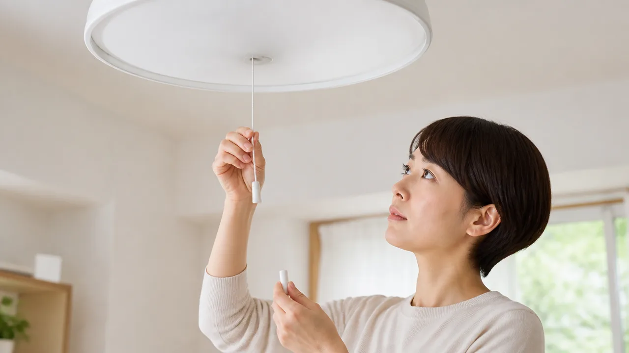 電気の紐が切れた・消せないときの対処法と安全な直し方を解説