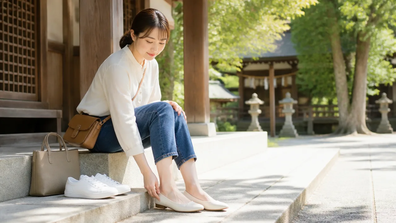 神社への服装はジーンズでも大丈夫?参拝時のマナーと選び方