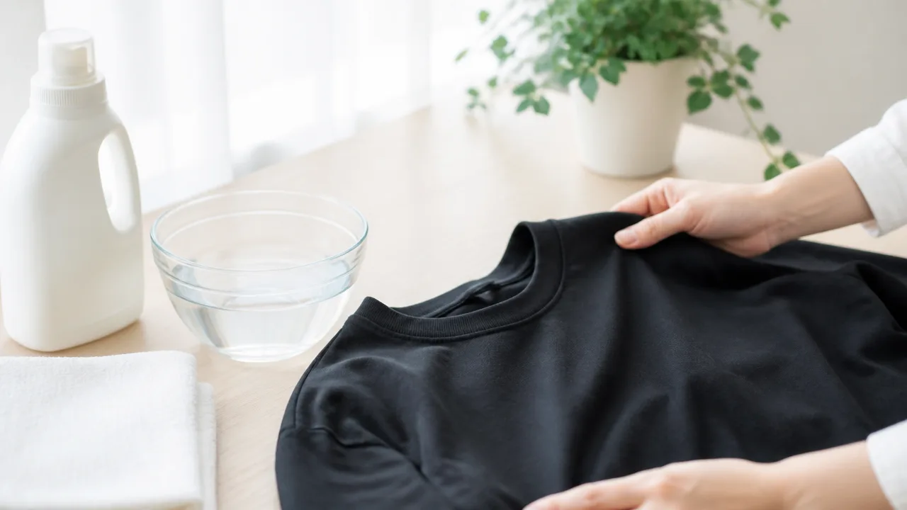 ハイターで色落ちした黒い服は戻せる?補修方法と注意点を解説