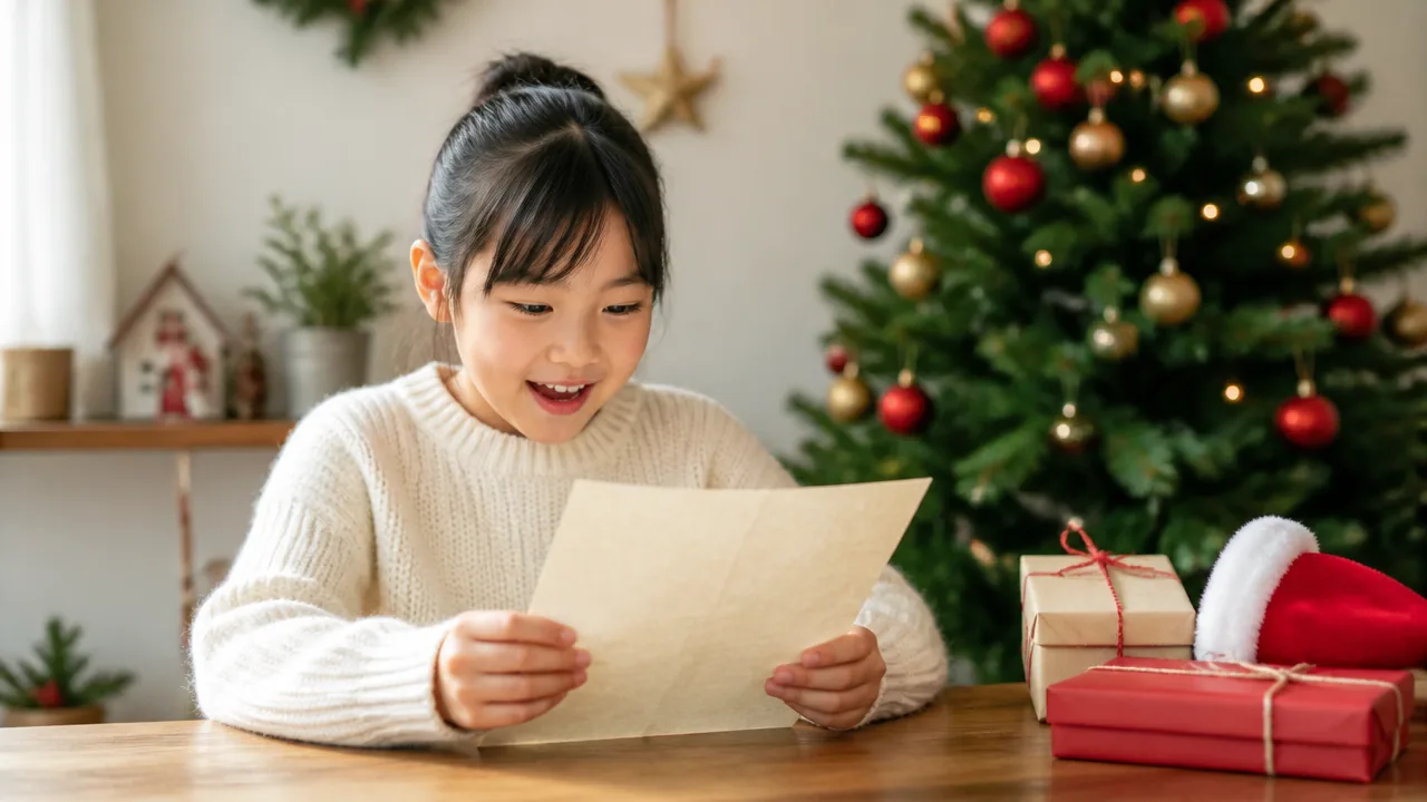 サンタクロースからの手紙例文集｜子どもが喜ぶ書き方と年齢別文例