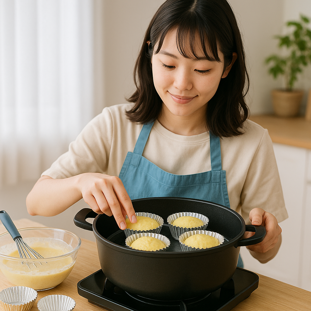 アルミカップで手軽に作る蒸しパンのコツとふんわり仕上げるポイント
